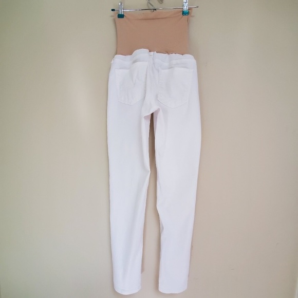 AG Maternity White Skinny Jeans 30R - Picture 3 of 7